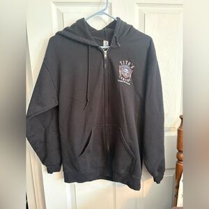 Gildan Black Zip-Up Hoodie withTito's Logo